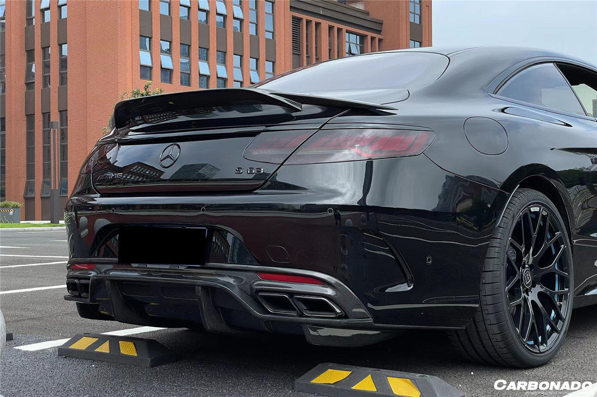 Coupe R/t 2014-2021 Mercedes Benz S63 S Class C217 Coupe RT Style Carbon Fiber T ...