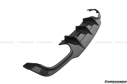 2012-2014 Mercedes Benz W204 C63 AMG RZ Style Carbon Fiber Rear Lip - Carbonado Aero
