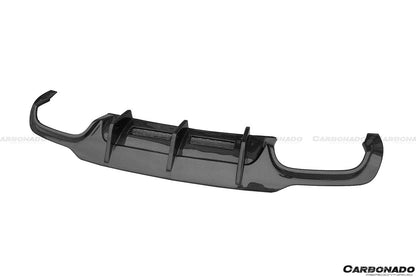 2012-2014 Mercedes Benz W204 C63 AMG RZ Style Carbon Fiber Rear Lip - Carbonado Aero