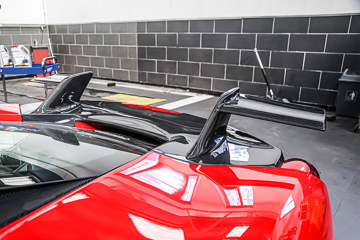 2015-2020 Ferrari 488 GTB MSY Style Trunk Spoiler - Carbonado