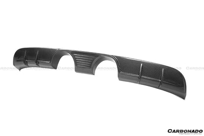 2016-2019 Porsche 911 991.2 Carrera/Targa/S/4S/GTS Style Middle Exhaust Rear Lip - Carbonado