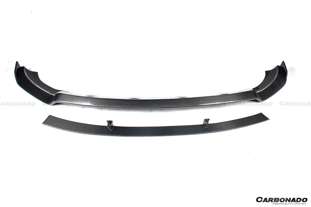 2014-2017 Porshe Macan GTS/Turbo/S ATS Style Carbon Fiber Front Lip - Carbonado