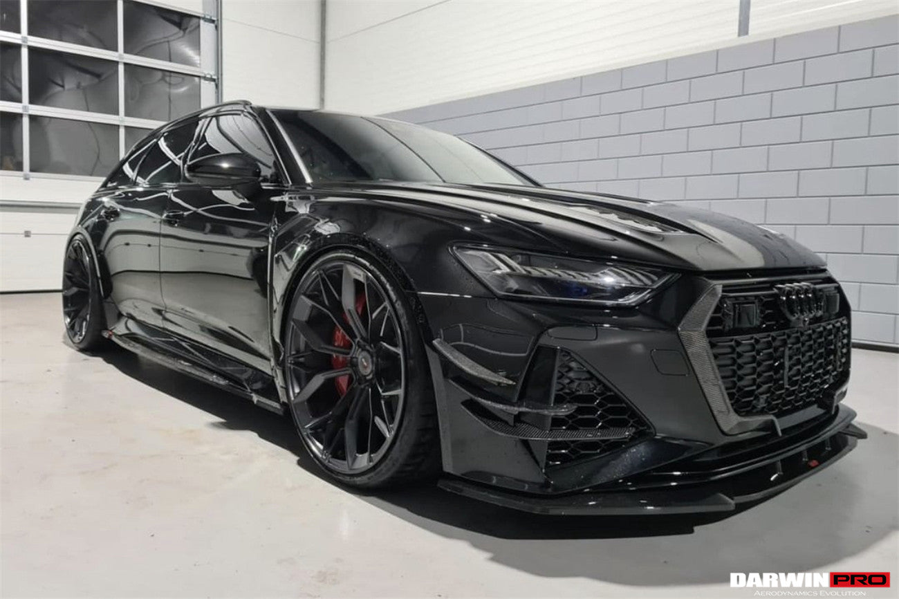 2019-2023 Audi RS6 Avant C8 IMP Performance Front Canards - DarwinPRO Aerodynamics