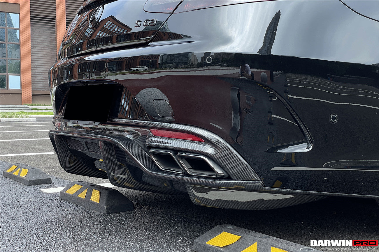 2014-2021 Mercedes Benz C217 S63/S65 AMG Coupe BKSS Style Carbon Fiber Rear Diffuser - DarwinPRO Aerodynamics