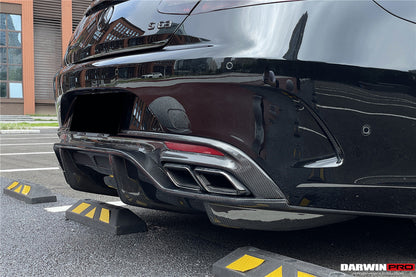 2014-2021 Mercedes Benz C217 S63/S65 AMG Coupe BKSS Style Carbon Fiber Rear Diffuser - DarwinPRO Aerodynamics