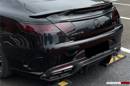 2014-2021 Mercedes Benz C217 S63/S65 AMG Coupe Carbon Fiber Rear Lip - DarwinPRO Aerodynamics