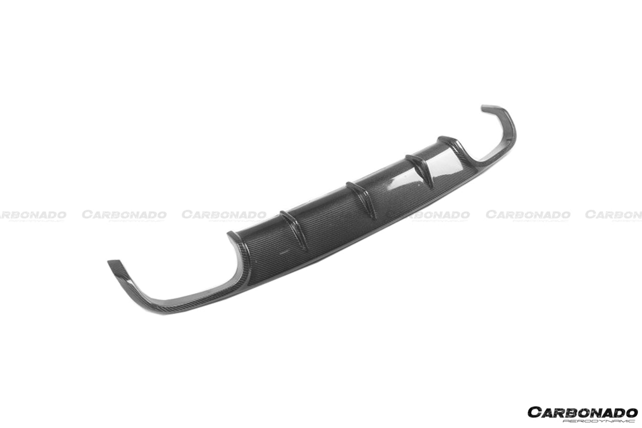 2016-2019 Porsche 911 991.2 Carrera/Targa/S/4S/GTS OD Style Quad Exhaust Rear Lip - Carbonado