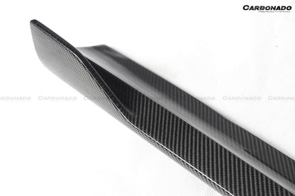 2014-2017 Porshe Macan GTS/Turbo/S ATS Style Carbon Fiber Side Skirts - Carbonado