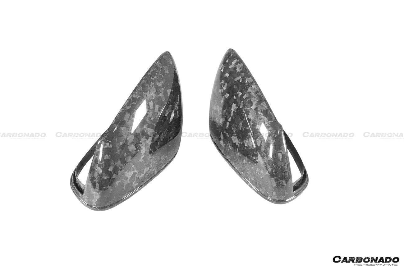 2019-2023 Porsche 911 992 Carrera S/4/4S/Targa/Cabriolet OEM Style Dry Carbon Fiber Mirror Housing - Carbonado Aero