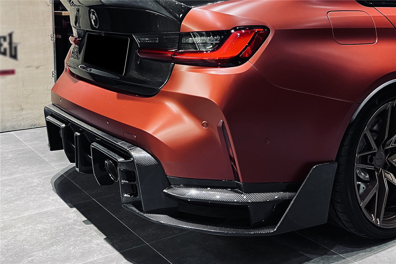 2021-UP BMW M3 G80 BKSS Style Rear Diffuser - DarwinPRO Aerodynamics