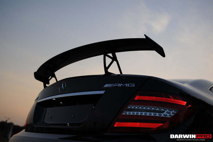 Mercedes Benz W204 C Class/ C63 AMG Sedan BKSS Style Carbon Fiber Trunk Spoiler - DarwinPRO Aerodynamics