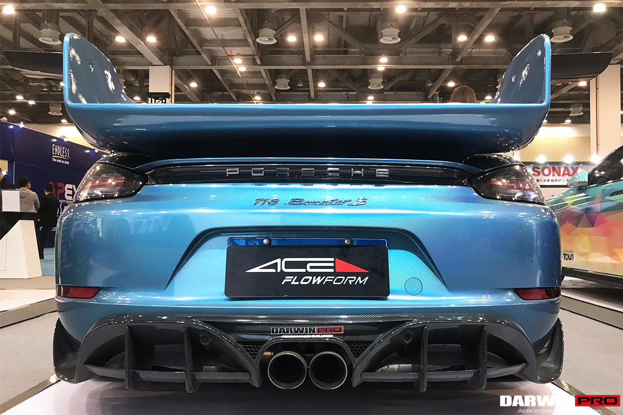 2016-2023 Porsche 718 Cayman/Boxster STM Style Trunk Spoiler - DarwinPRO Aerodynamics