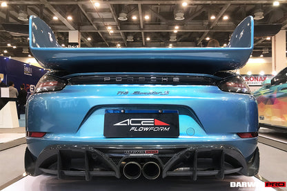 2016-2023 Porsche 718 Cayman/Boxster STM Style Trunk Spoiler - DarwinPRO Aerodynamics