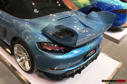 2016-2023 Porsche 718 Cayman/Boxster STM Style Trunk Spoiler - DarwinPRO Aerodynamics