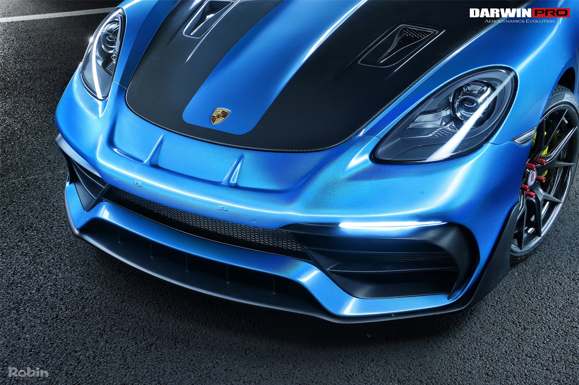 2016-2023 Porsche 718 Cayman/Boxster BKSS Style Partial Carbon Fiber Full Body Kit - DarwinPRO Aerodynamics