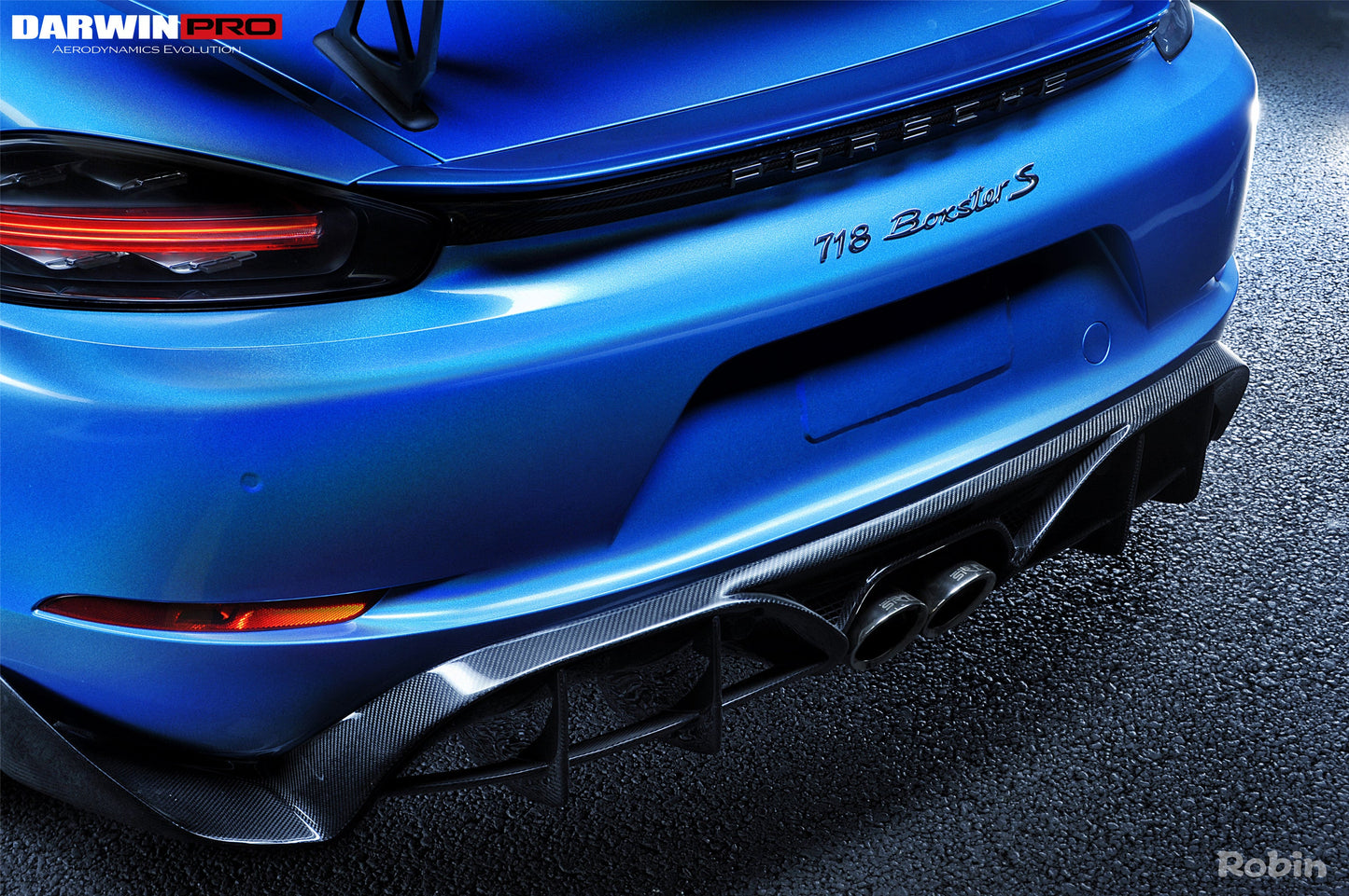 2016-2023 Porsche 718 Cayman/Boxster BKSS Style Partial Carbon Fiber Full Body Kit - DarwinPRO Aerodynamics