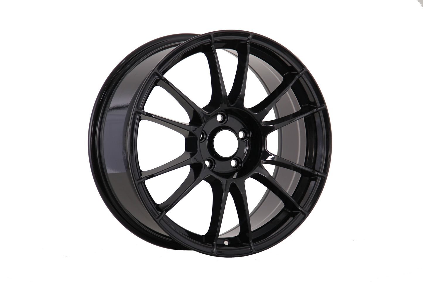E059 Gloss Black 18x8.0 ET38 5.114 - Square Set (4 Wheels)
