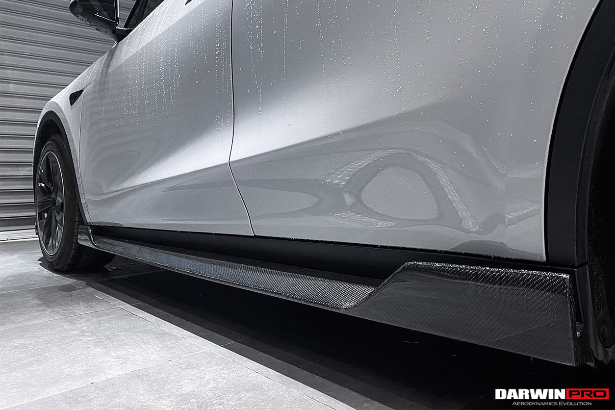 2020-2023 Tesla Model Y IMP Performance Carbon Fiber Side Skirts - DarwinPRO Aerodynamics