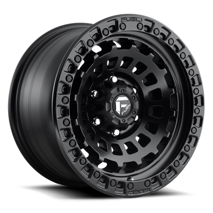 Fuel Off-Road Zephyr D633 17x9 +1 6x139.7mm 106.3mm Matte Black