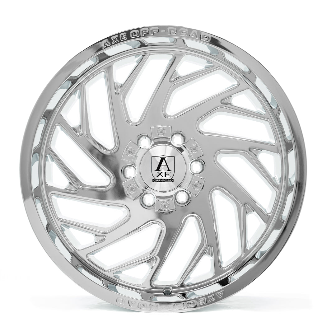AXE WHEELS ZEUS CHROME 20x10 ET-19 6x135 (Square Set of 4)