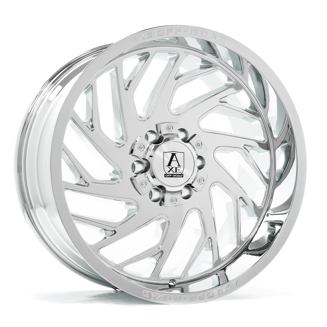 AXE WHEELS ZEUS CHROME 20x10 ET-19 6x135 (Square Set of 4)