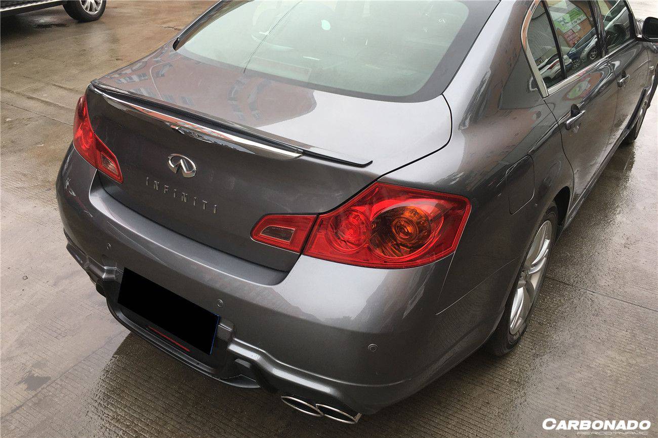 2010-2013 Infiniti G25/G37 Sedan WD Style Trunk Spoiler - Carbonado