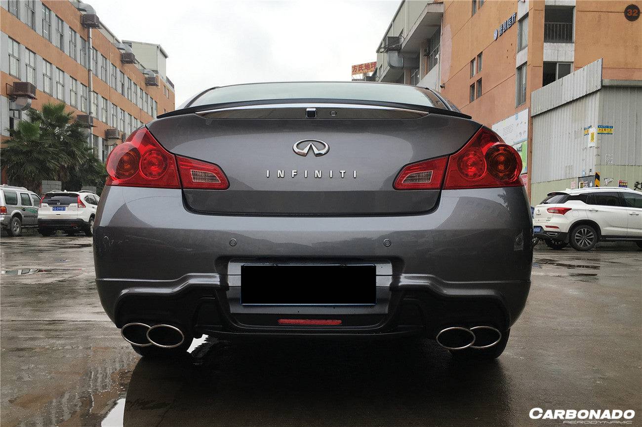 2010-2013 Infiniti G25/G37 Sedan WD Style Trunk Spoiler - Carbonado Aero