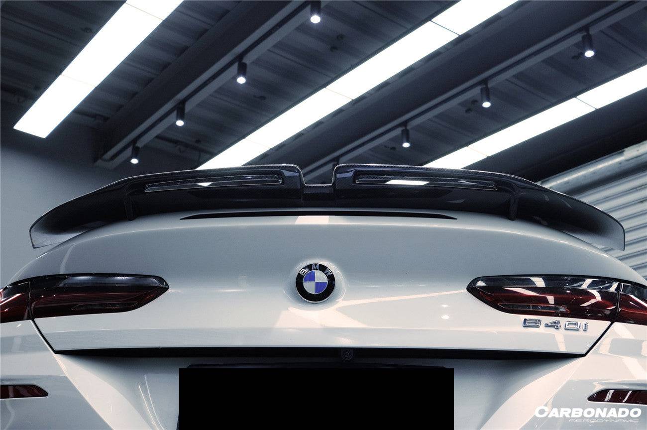 2018-2022 BMW 8 Series G14 Convertible IMP Style Carbon Fiber Spoiler Wing - Carbonado Aero