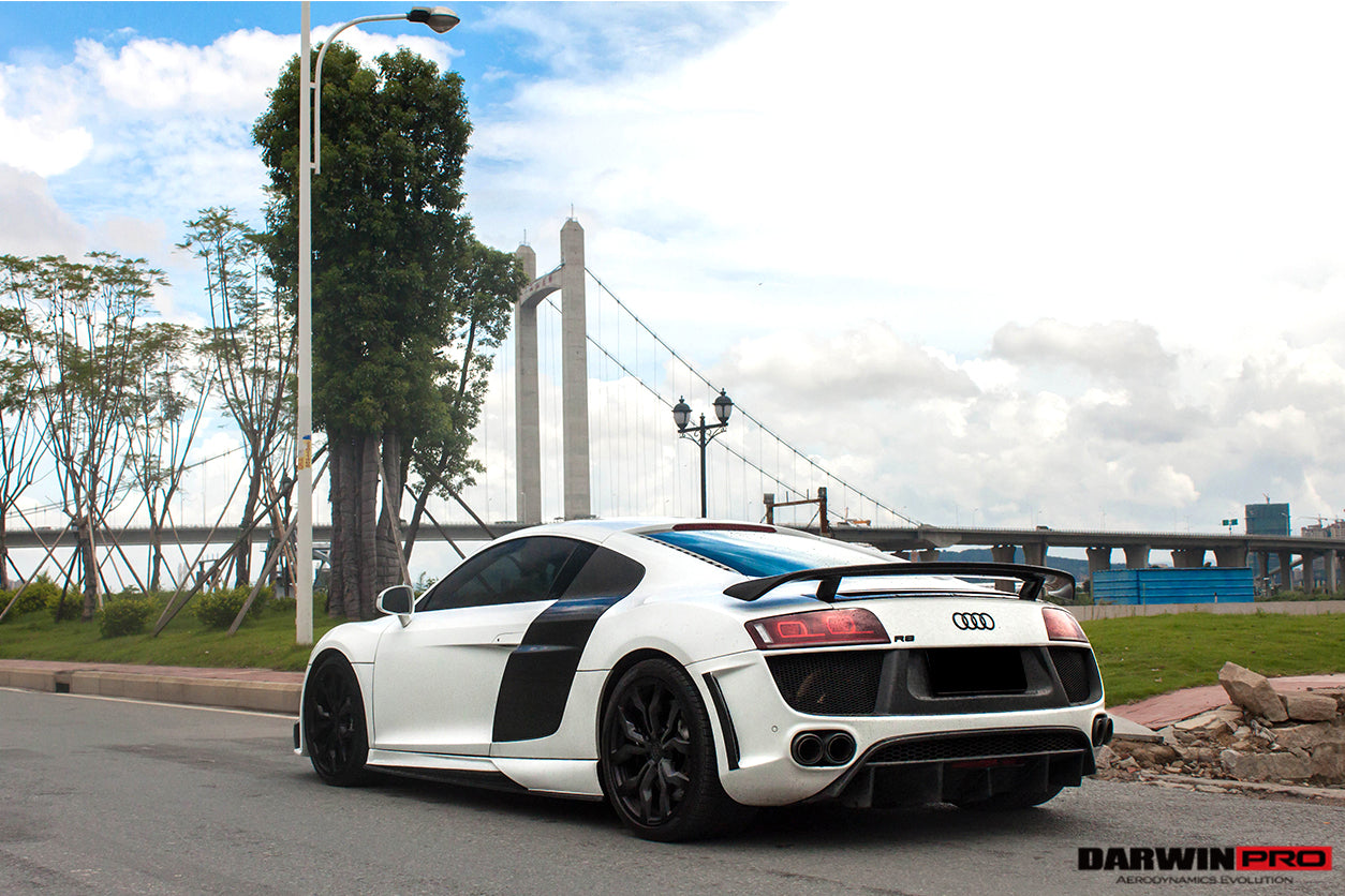 2006-2015 Audi R8 Coupe & Spyder DPGT Style Rear Bumper - DarwinPRO Aerodynamics