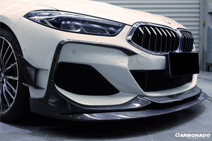 2018-2022 BMW 8 Series G14 Convertible/G15 Coupe/G16 4DR-Gran Coupe 840/850 IMP Style Carbon Fiber Front Lip - Carbonado Aero