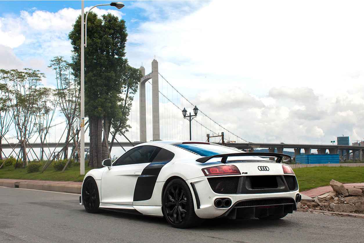 2006-2015 Audi R8 Coupe DPGT Trunk Spoiler Wing - DarwinPRO Aerodynamics