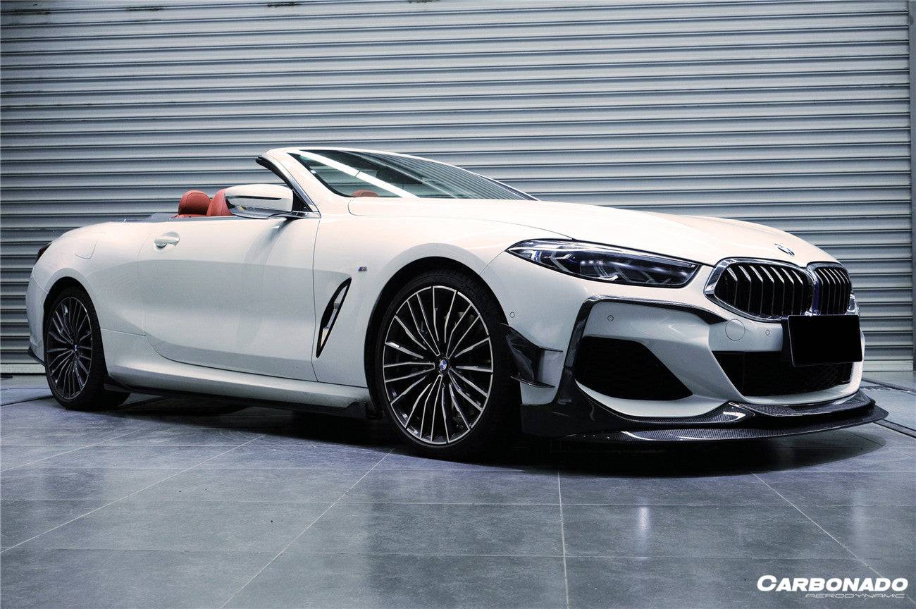 2018-2022 BMW 8 Series G14 Convertible/G15 Coupe/G16 4DR-Gran Coupe 840/850 IMP Style Carbon Fiber Front Lip - Carbonado Aero