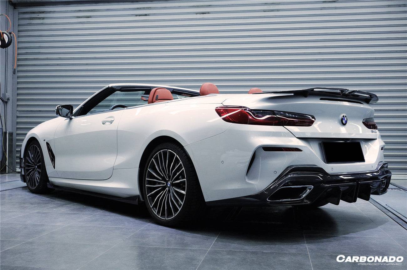 2018-2022 BMW 8 Series G14 Convertible/G15 Coupe/G16 4DR-Gran Coupe 840/850 IMP Style Carbon Fiber Rear Diffuser - Carbonado Aero