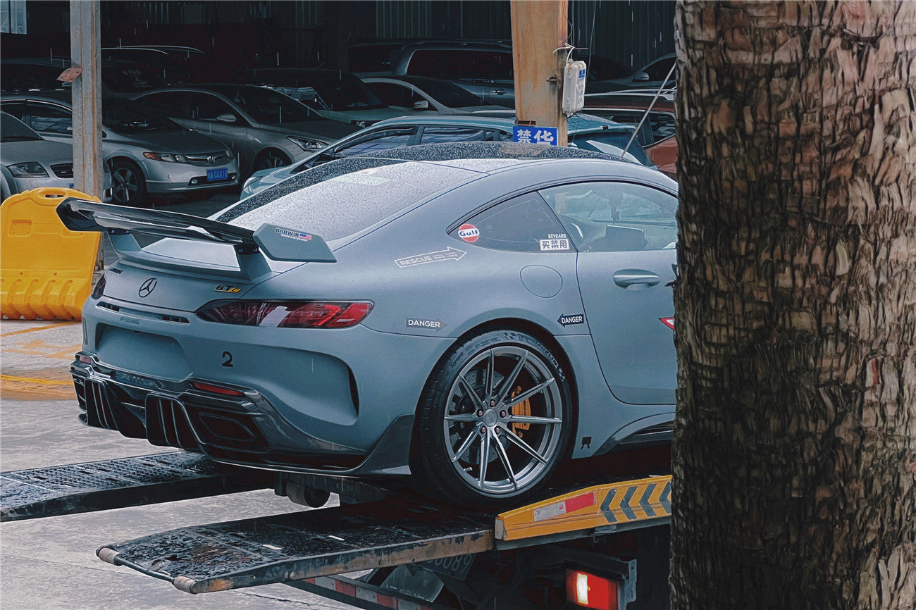 2017-2021 Mercedes Benz AMG GTC IMPII Part Carbon Fiber Rear Bumper With Exhasust tips - DarwinPRO Aerodynamics
