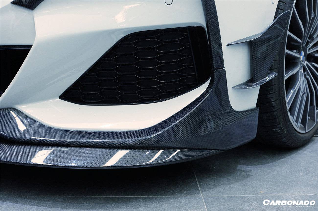 2018-2022 BMW 8 Series G14 Convertible/G15 Coupe/G16 4DR-Gran Coupe 840/850 IMP Style Carbon Fiber Front Lip - Carbonado Aero