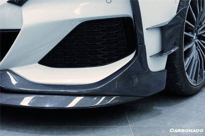 2018-2022 BMW 8 Series G14 Convertible/G15 Coupe/G16 4DR-Gran Coupe 840/850 IMP Style Carbon Fiber Front Lip - Carbonado Aero