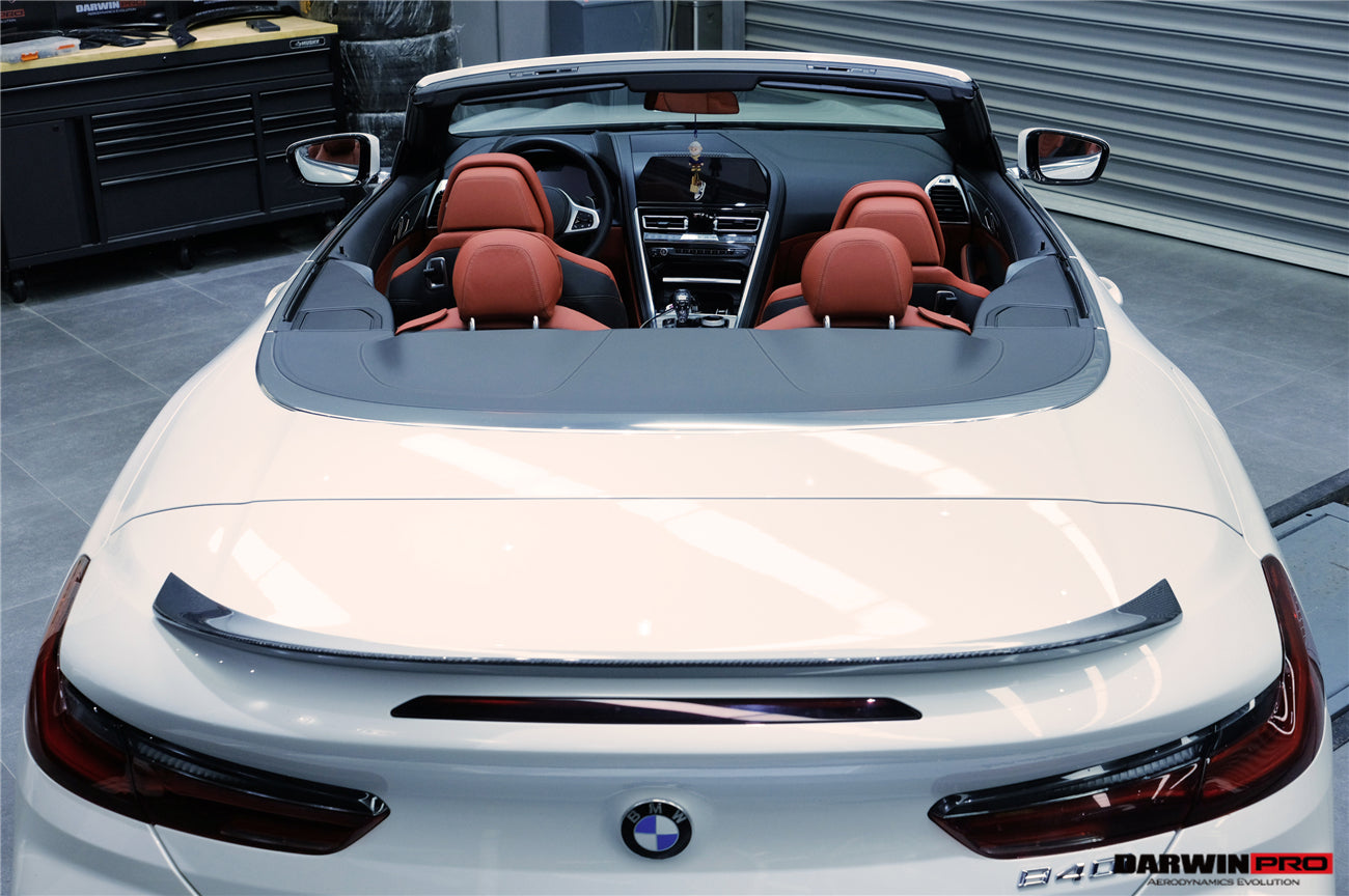 2018-2022 BMW 8 Series G14 Convertible IMP Performance Carbon Fiber Trunk Spoiler - DarwinPRO Aerodynamics