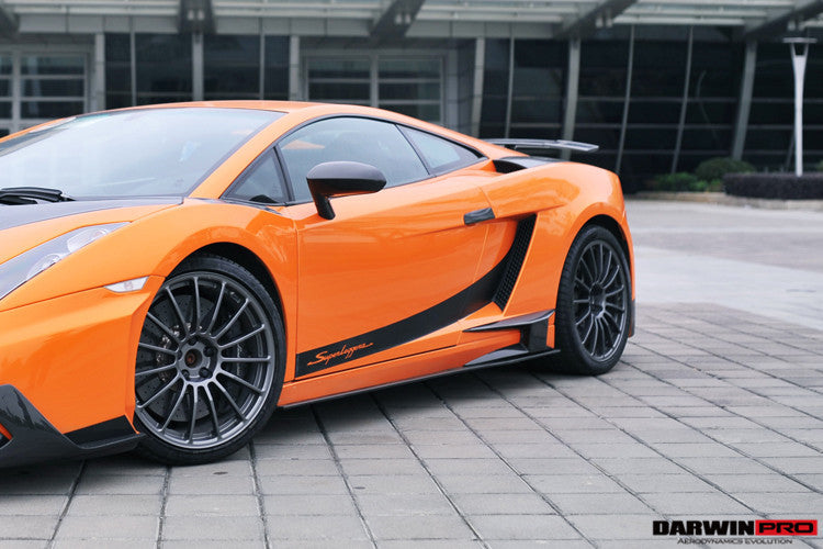 2004-2014 Lamborghini Gallardo LP570 Style Side Skirts - DarwinPRO Aerodynamics