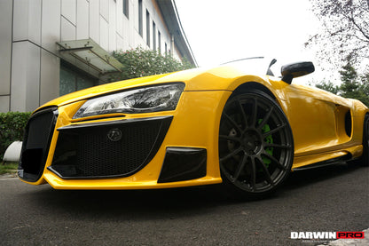 2006-2015 Audi R8 Coupe/Spyder DPGT Style Side Skirts - DarwinPRO Aerodynamics