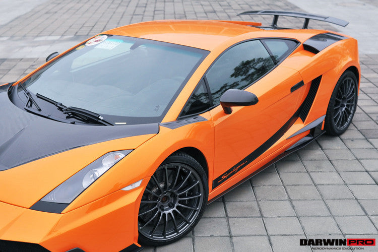2004-2014 Lamborghini Gallardo LP570 Style Side Skirts - DarwinPRO Aerodynamics