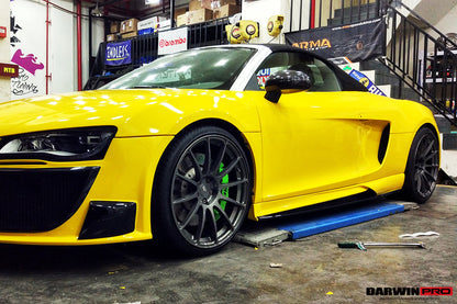 2006-2015 Audi R8 Coupe/Spyder DPGT Style Side Skirts - DarwinPRO Aerodynamics