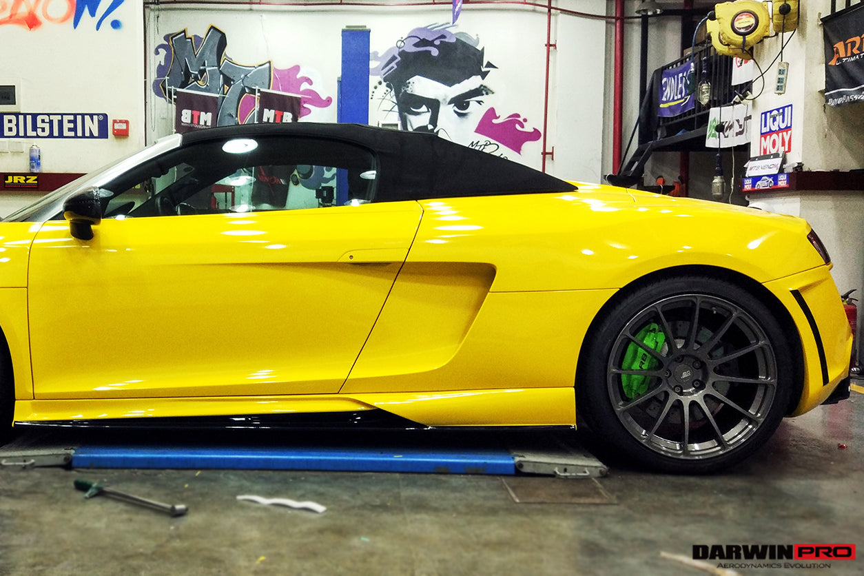 2006-2015 Audi R8 Coupe/Spyder DPGT Style Side Skirts - DarwinPRO Aerodynamics