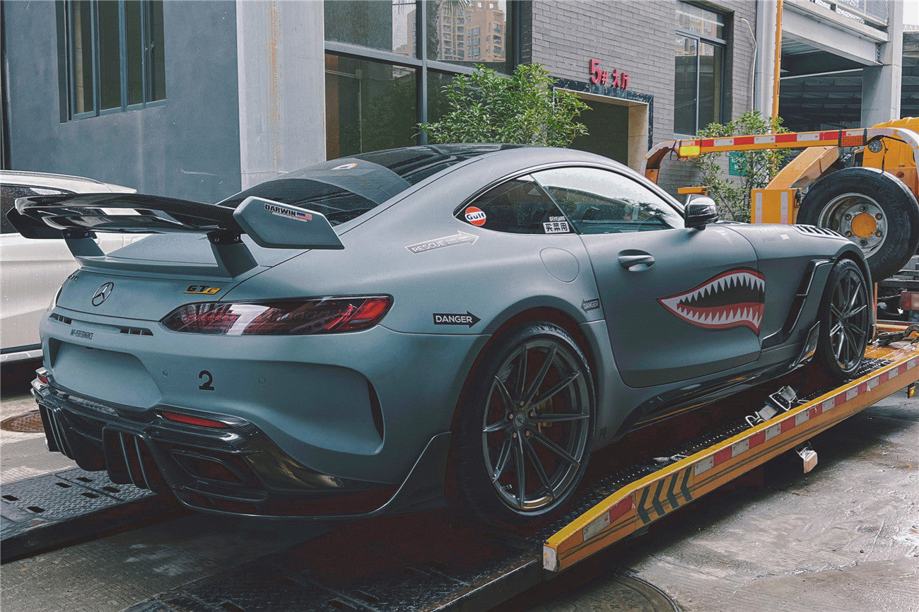 2017-2021 Mercedes Benz AMG GTC IMPII Part Carbon Fiber Rear Bumper With Exhasust tips - DarwinPRO Aerodynamics
