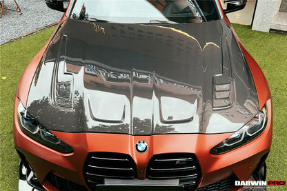 2021-UP BMW M3 G80 G81 M4 G82/G83 BKSSII Style Carbon Fiber Hood - DarwinPRO Aerodynamics