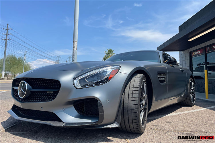 2015-2016 Mercedes Benz AMG GT/GTS Carbon Fiber Front Lip - DarwinPRO Aerodynamics