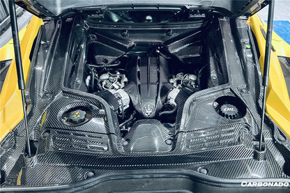2020-UP Maserati MC20 Dry Carbon Fiber Engine Cover Replacement - Carbonado