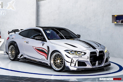 2021-UP BMW M4 G82/G83 BKSSII Style Front Bumper and Front Fender and Side Skirts - DarwinPRO Aerodynamics