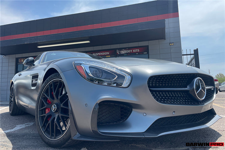 2015-2016 Mercedes Benz AMG GT/GTS Carbon Fiber Front Lip - DarwinPRO Aerodynamics