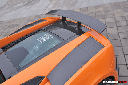 2004-2008 Lamborghini Gallardo Coupe Engine Hood Hatch ( USE ORIGENAL GLASS) - DarwinPRO Aerodynamics