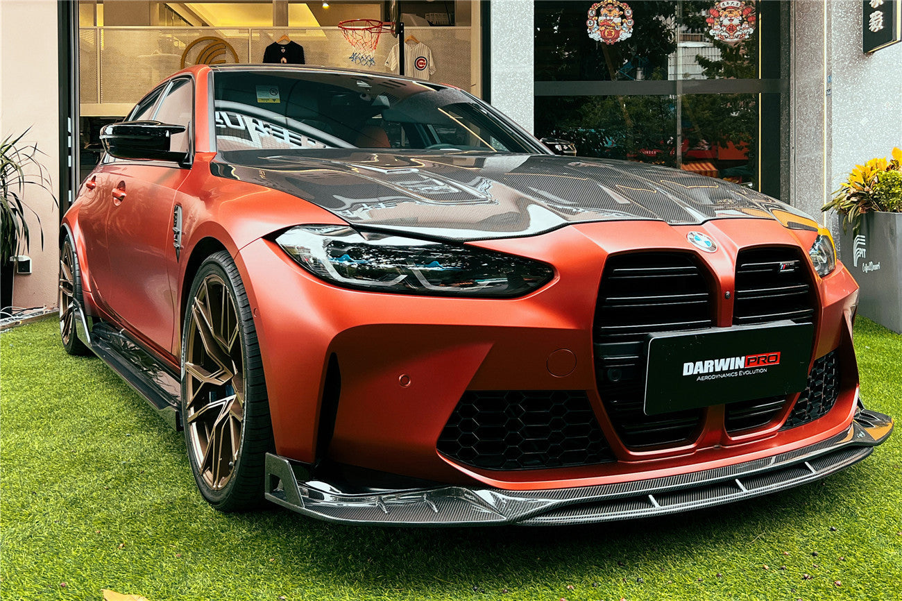 2021-UP BMW M3 G80 BKSS Style Carbon Fiber Side Skirts - DarwinPRO Aerodynamics